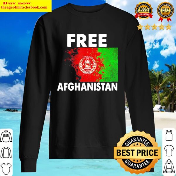 Afghanistan Flag Free Afghanistan Sweater