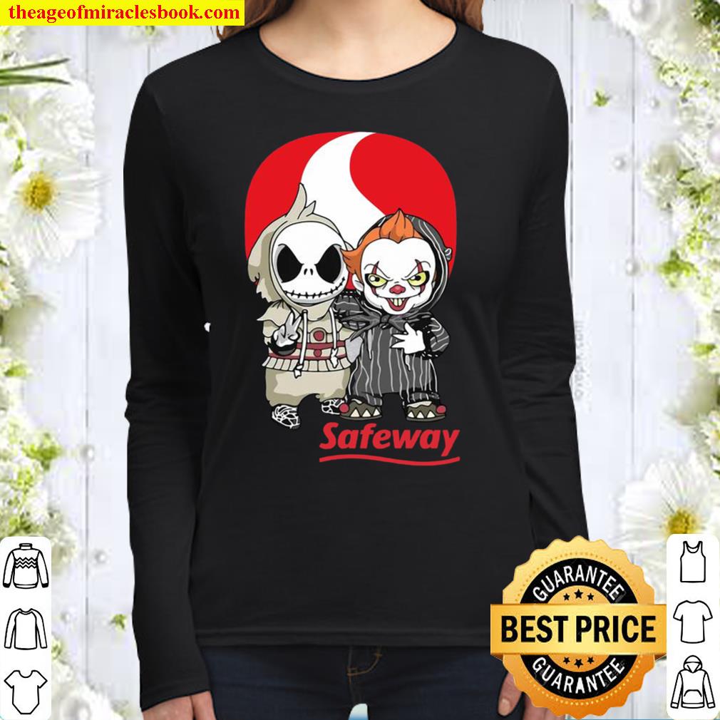 Baby jack skellington and pennywise safeway Women Long Sleeved