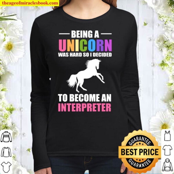 Become an interpreter Rare person Women Long Sleeved