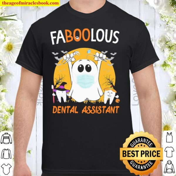 Boo faboolous dental assistant Halloween Shirt