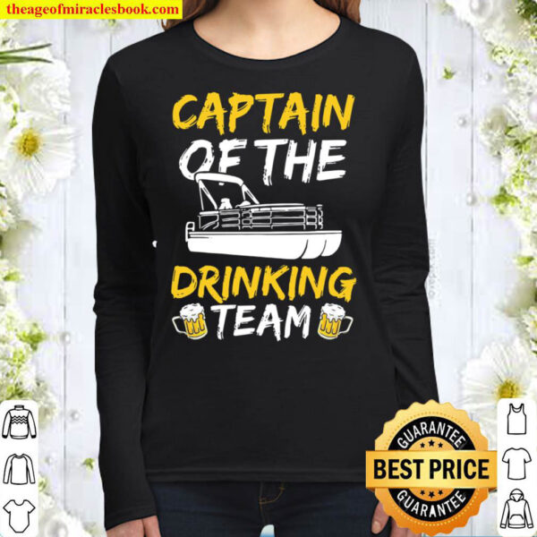 Captain Of The Drinking Team Women Long Sleeved
