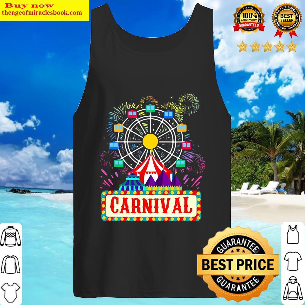 Carnival Party Circus Ferris Wheel Novelty Souvenir Tank Top