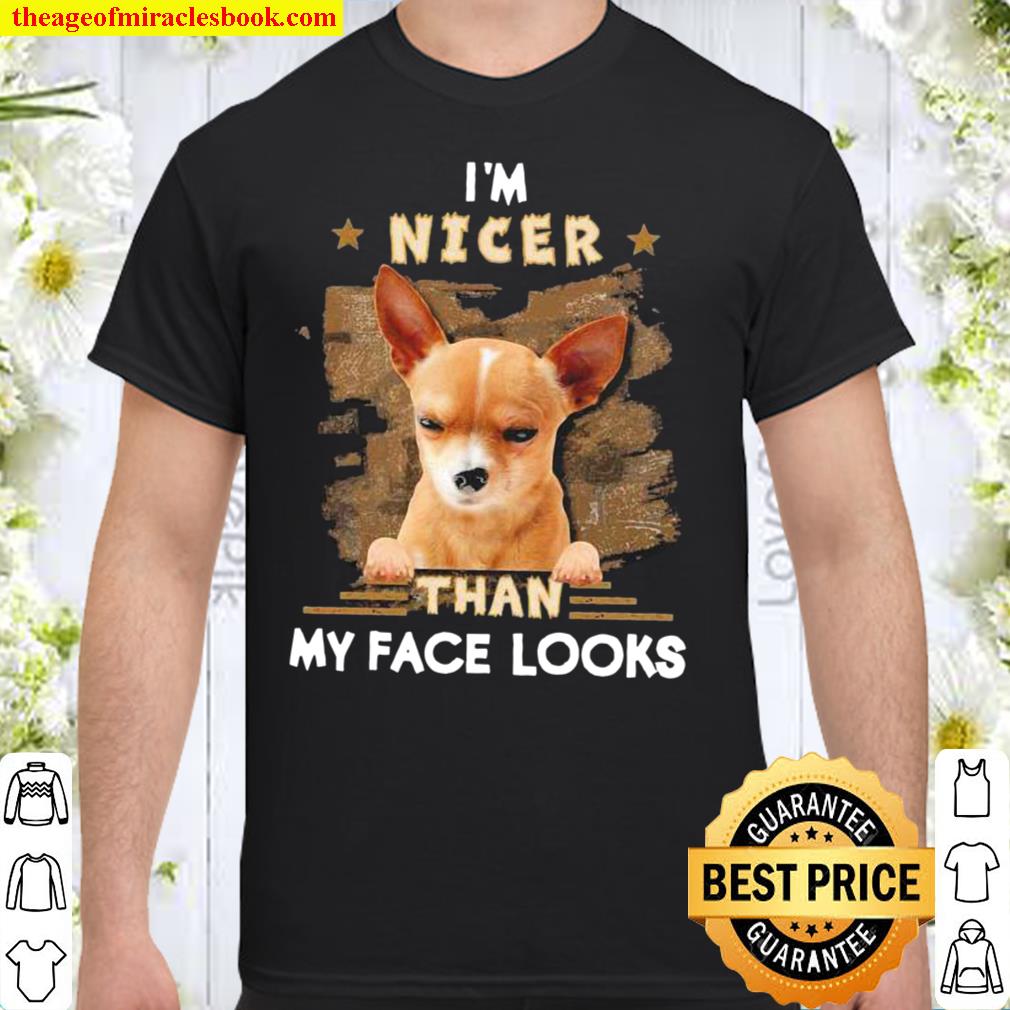[Best Sellers] – Chihuahua I nicer than my face looks shirt