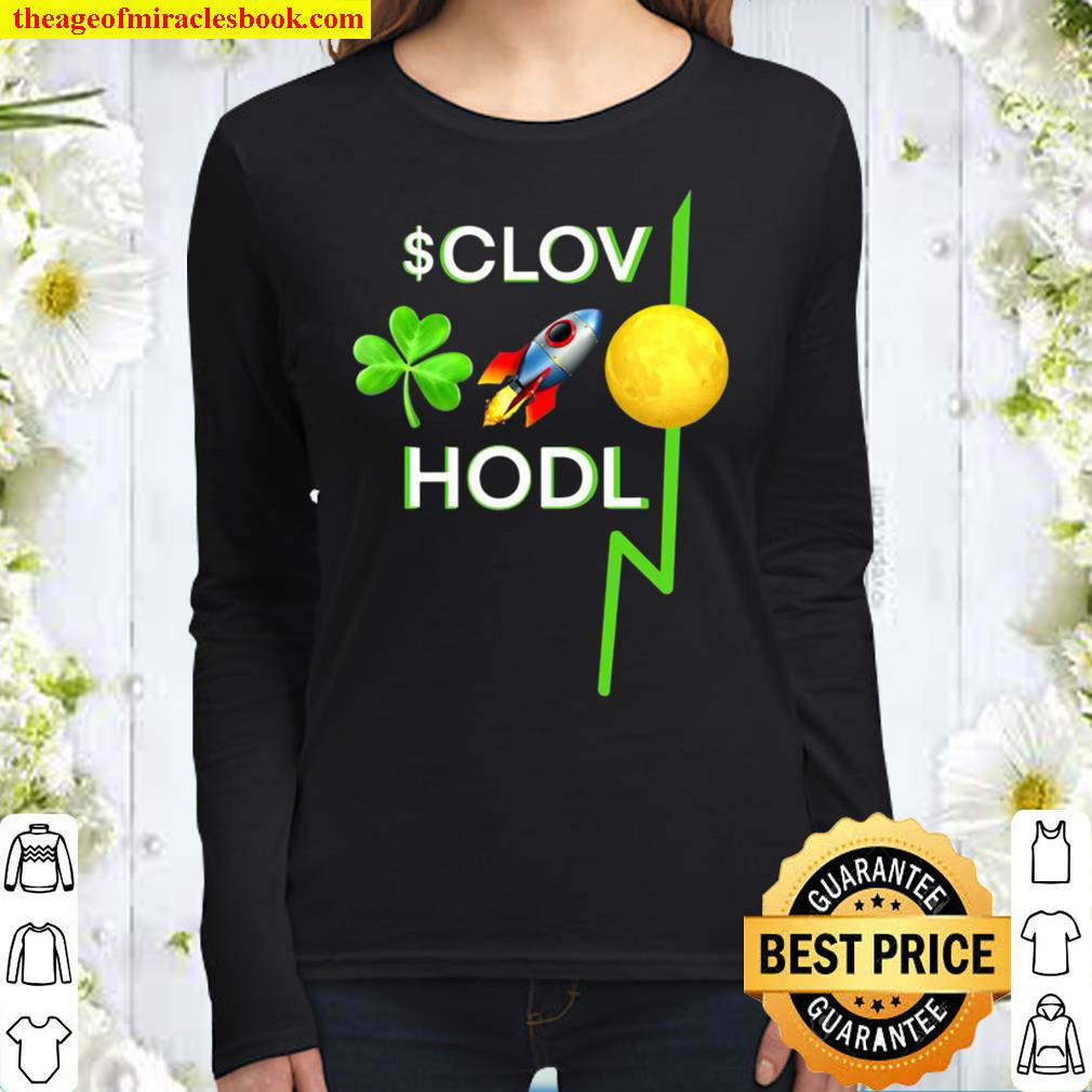 Clov Stock Trading Hodl Short Squeeze Graphical Women Long Sleeved