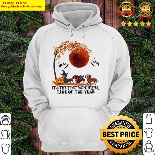 Dachshunds its the most wonderful time of the year Halloween Hoodie