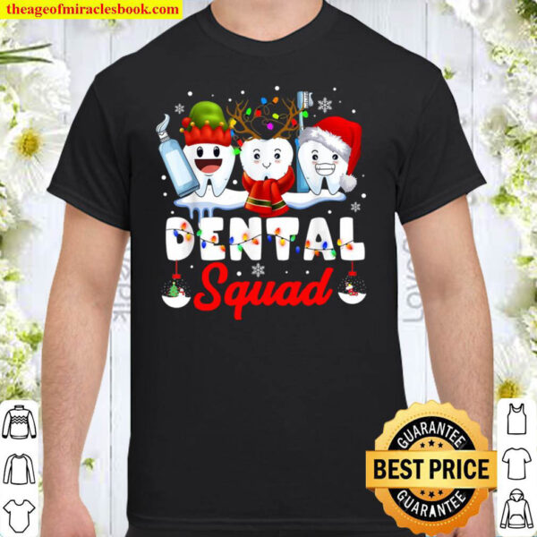 Dentist Hygienist Christmas Dental Squad Outfit Shirt
