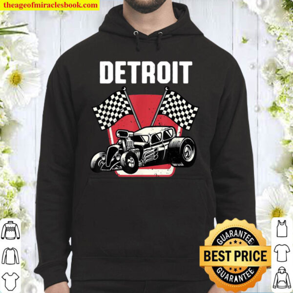 Detroit Cruise – Motor City Woodward Hot Rod Race Car Hoodie