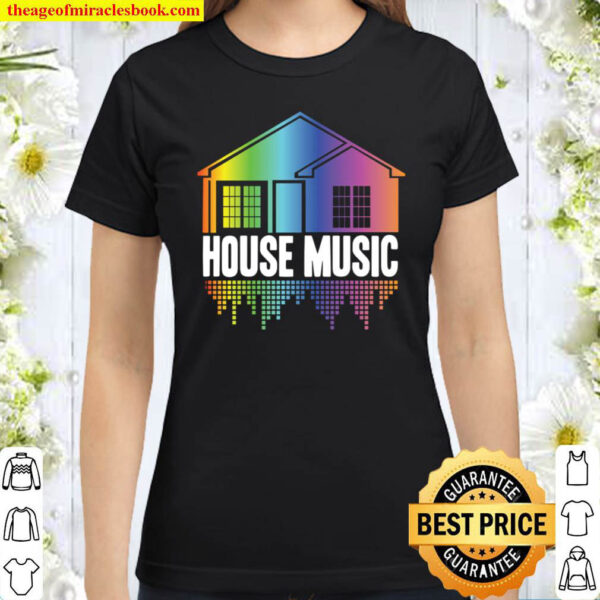 Disc Jockey House Music Party Classic Women T Shirt