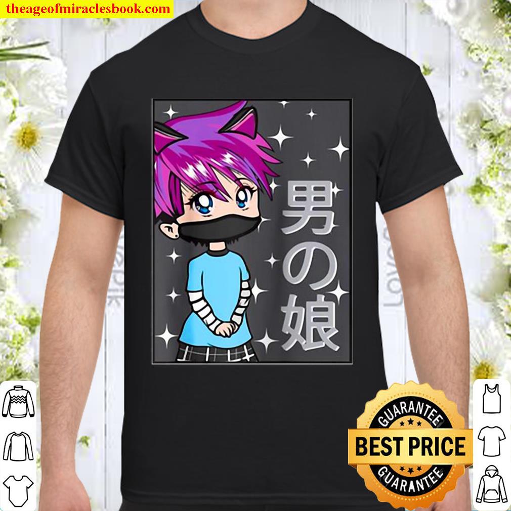 Femboy Japanese Neko Anime Boy Chibi Kawaii Aesthetic Shirt