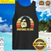 Football Is Life Football And Soccer Vintage Retro Tank Top
