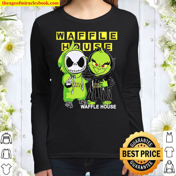 Friends Baby Jack Skellington And The Grinch Waffle House Women Long Sleeved