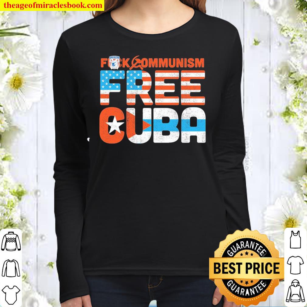 Fuck communism free Cuba Women Long Sleeved