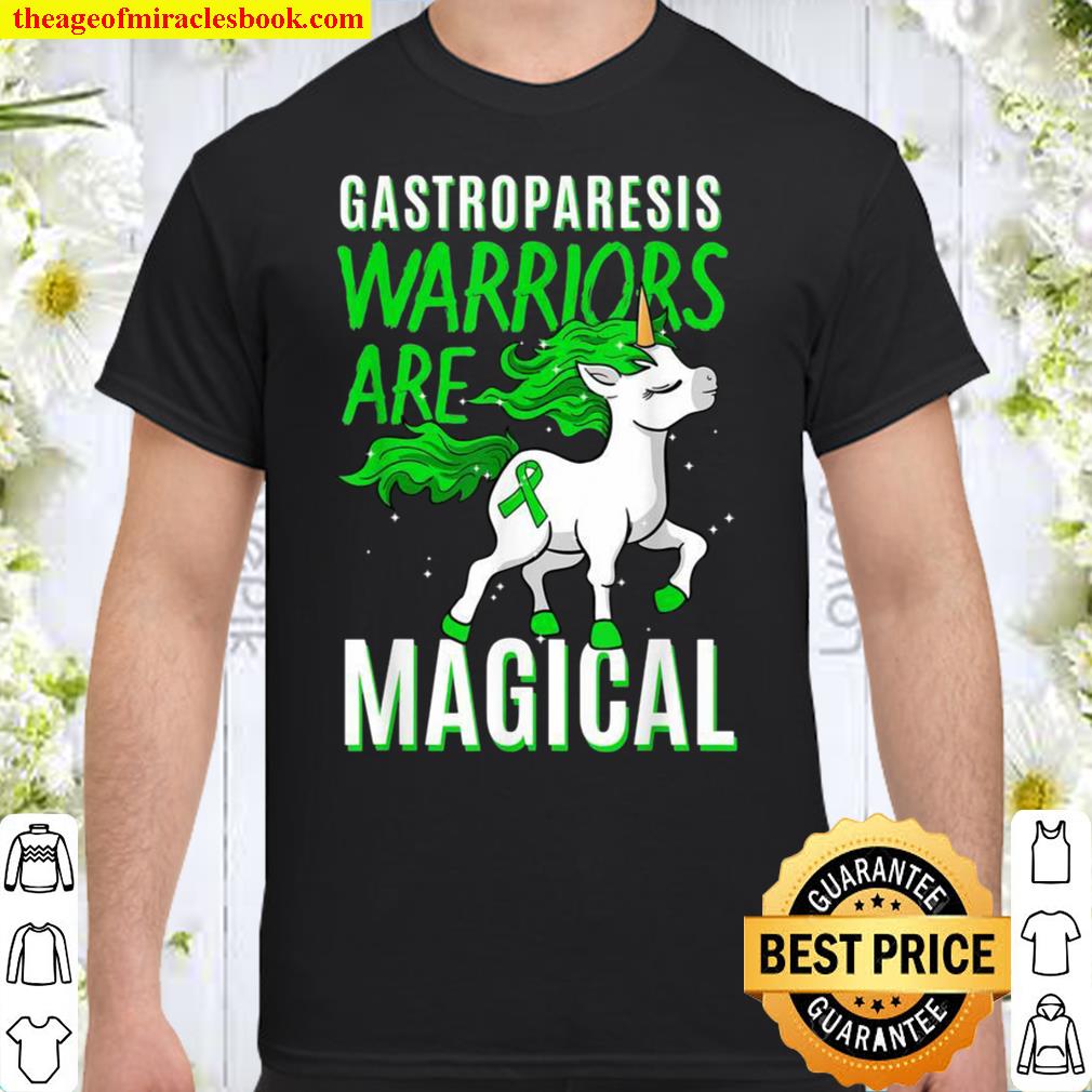 Official Gastroparesis Awareness Stomach Paralysis Unicorn Shirt