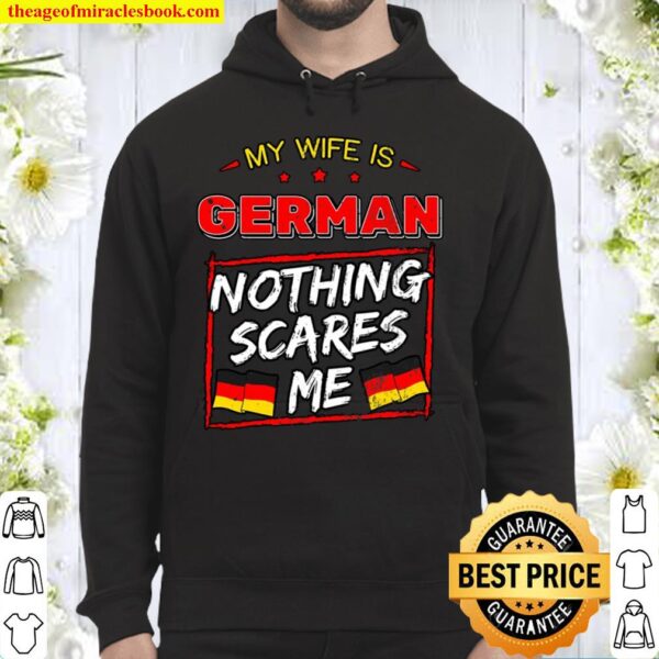 German husband germany flag family wife girl Hoodie