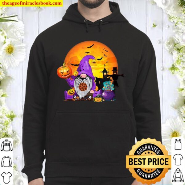Gnomes Witch For Halloween Autumn Fall Pumpkin Holiday Hoodie