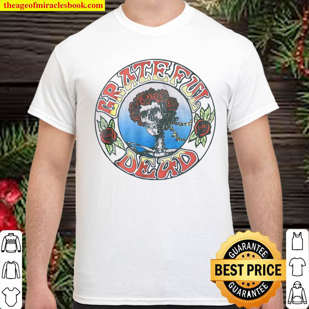 Grateful Dead Skull and Roses Jerry Garcia Shirt