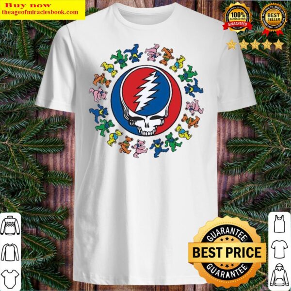 Grateful dead dancing bears and steal your face Shirt
