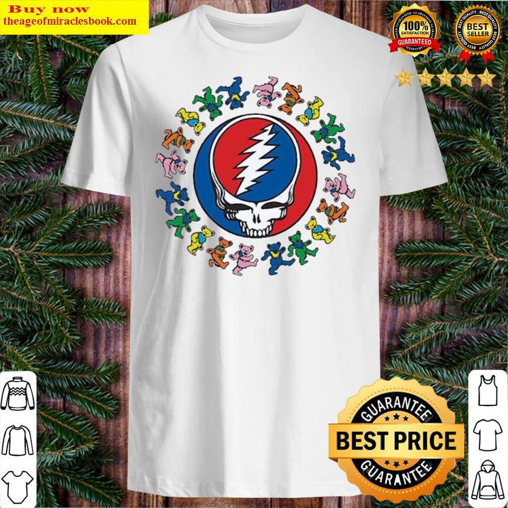 Official grateful dead dancing bears and steal your face shirt