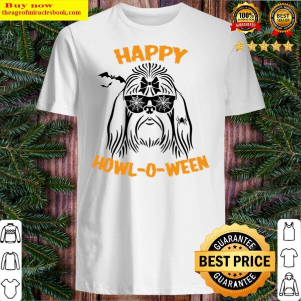 Happy Howloween Shih Tzu Dog Halloween Costume Shirt