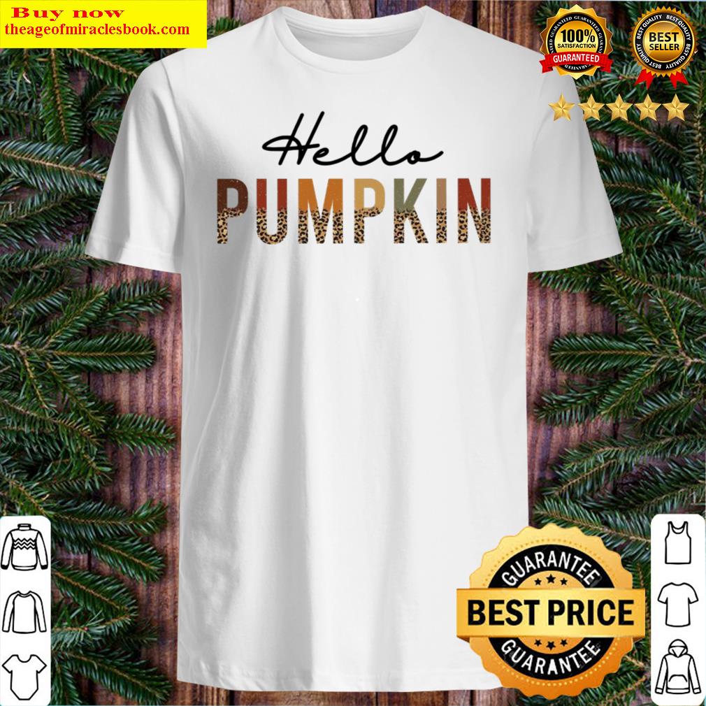 Hello Pumpkin Leopard Skin Shirt