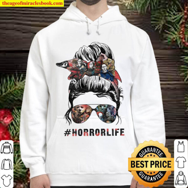 Horror life girl horror character halloween Hoodie