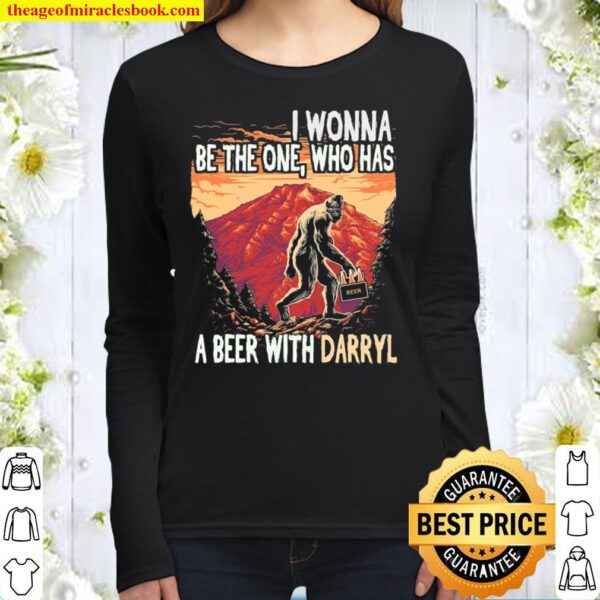 I wonna be the one bigfoot for hiking camping Women Long Sleeved