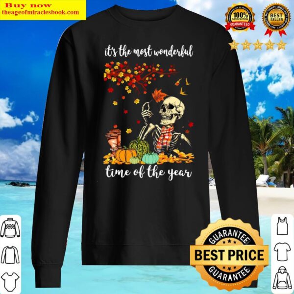 It s the most wonderful time of the year skull Sweater