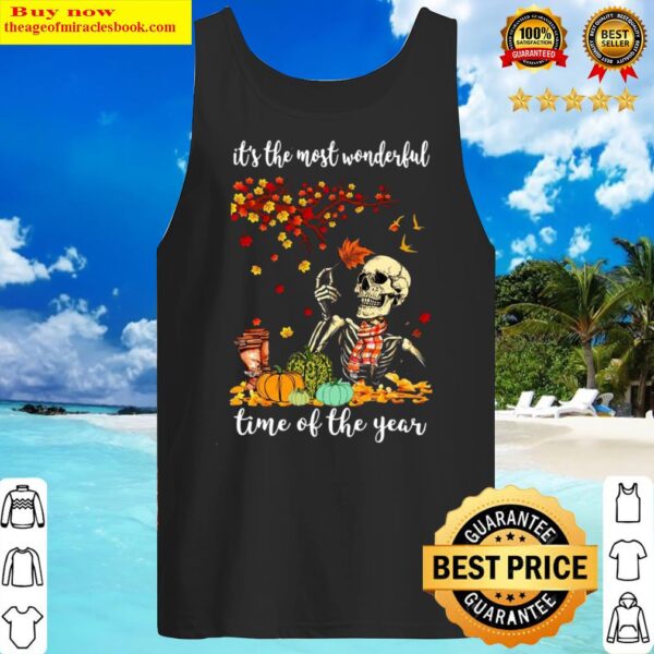 It s the most wonderful time of the year skull Tank Top