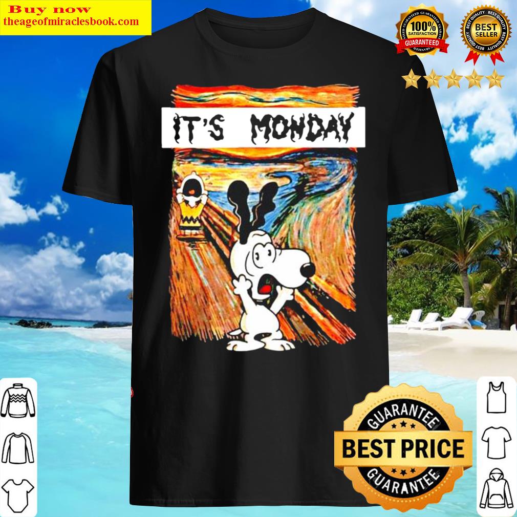 Its Monday Snoopy and Charlie Brown Shirt