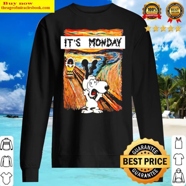 Its Monday Snoopy and Charlie Brown Sweater