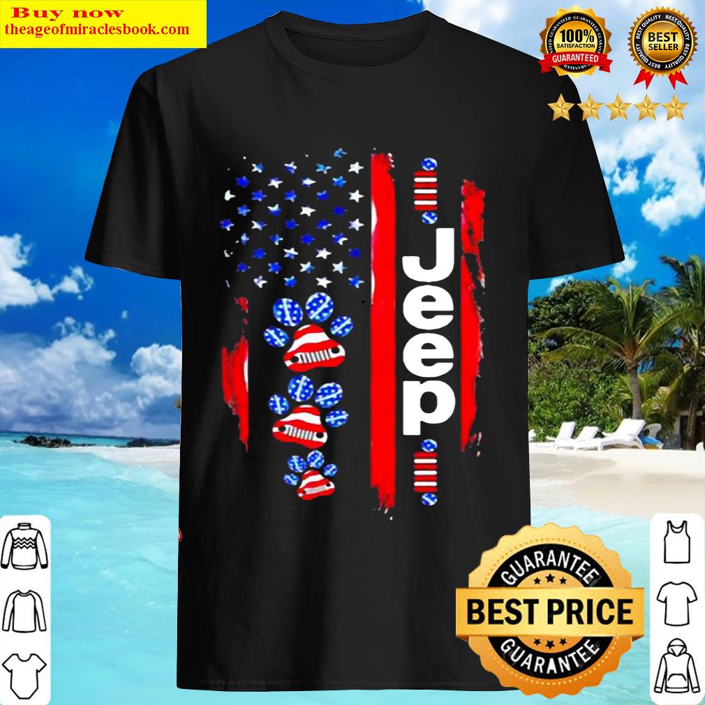 Jeep Dogs American Flag