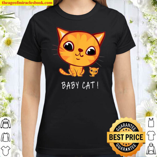 Katze Shirt Baby Cat Classic Women T Shirt