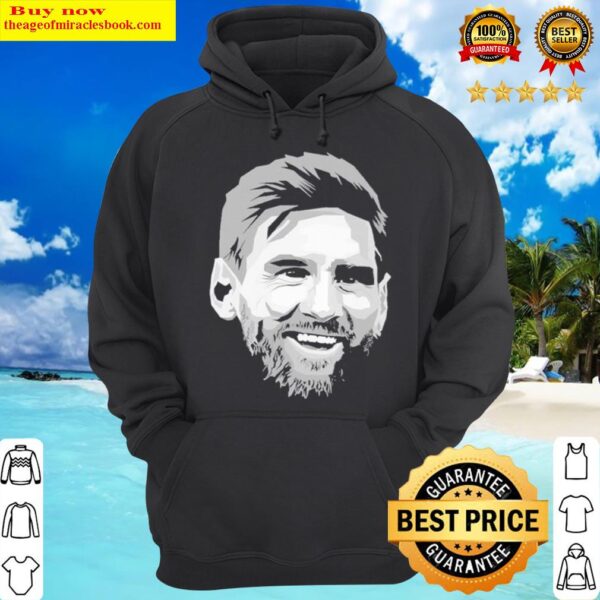 Lionel Messi Face Hoodie
