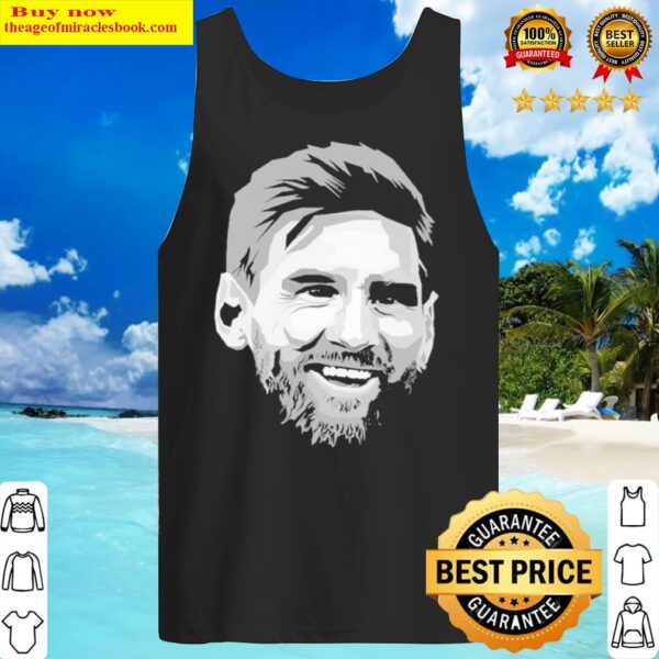 Lionel Messi Face Tank Top
