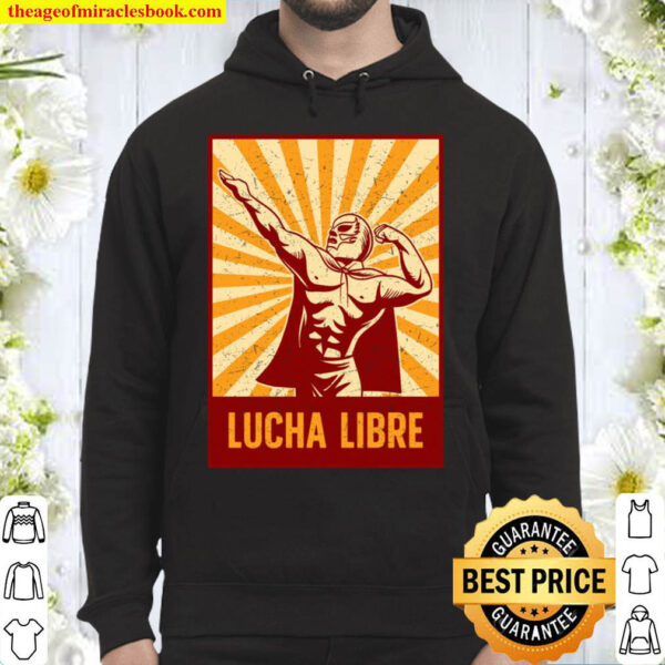 Masked Wrestler Lucha Libre Mexican Wrestling Hoodie