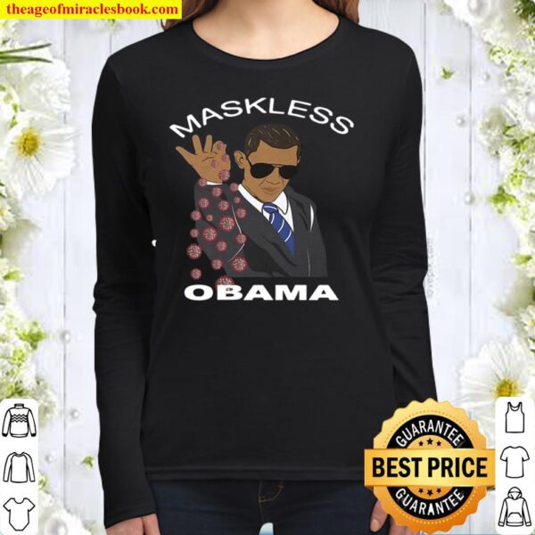 Maskless Obama Women Long Sleeved