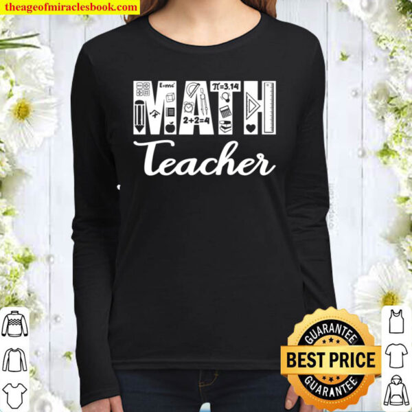 Math Teacher Women Long Sleeved