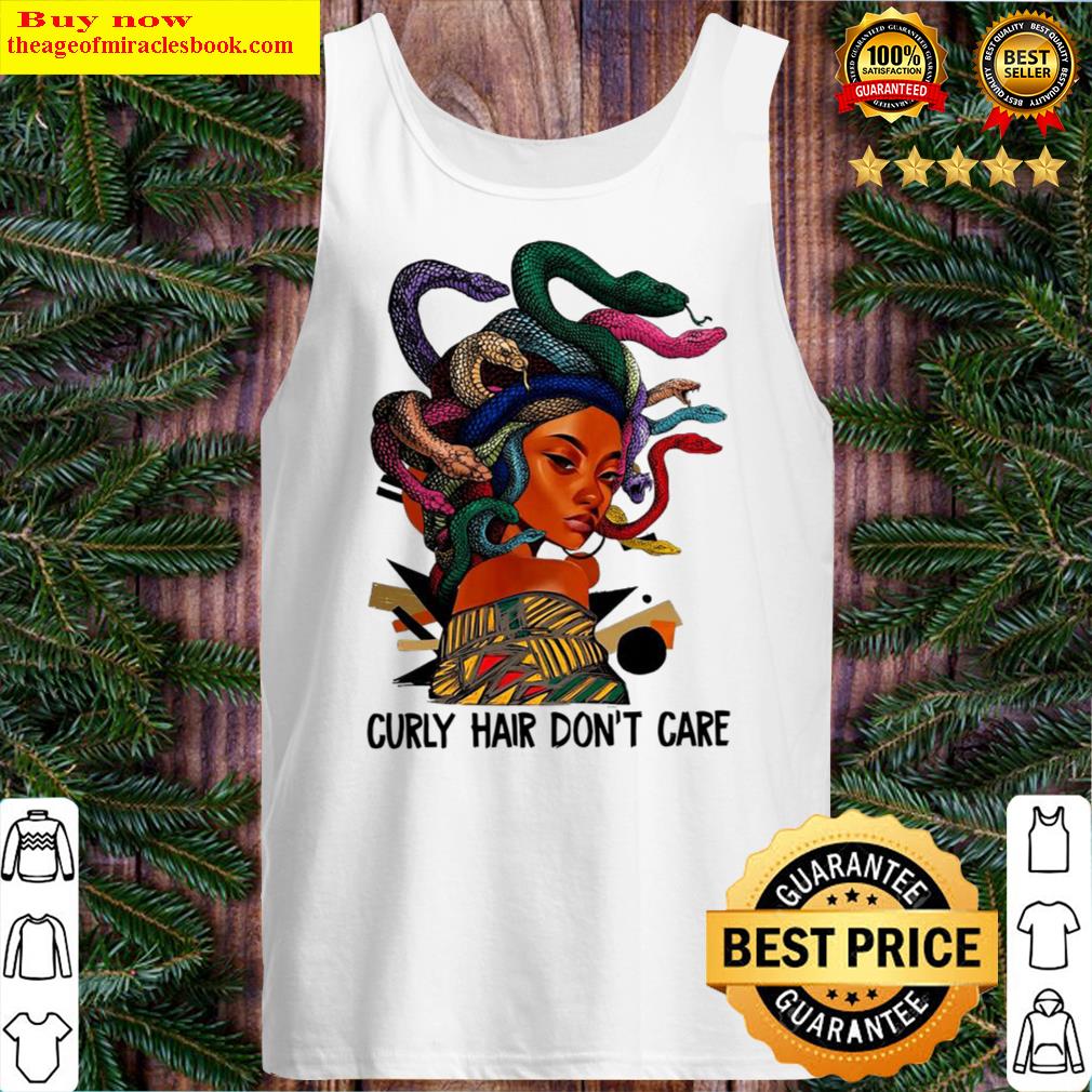 Medusa curly hair dont care Tank Top