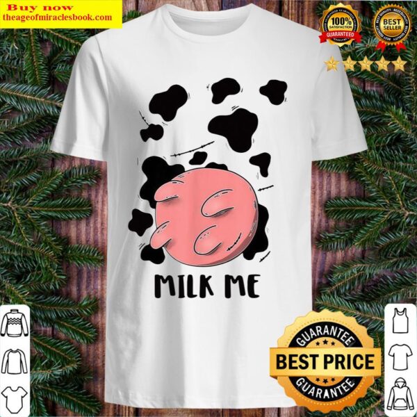 Milk Me Scary Cow Zombie Halloween Costume Shirt