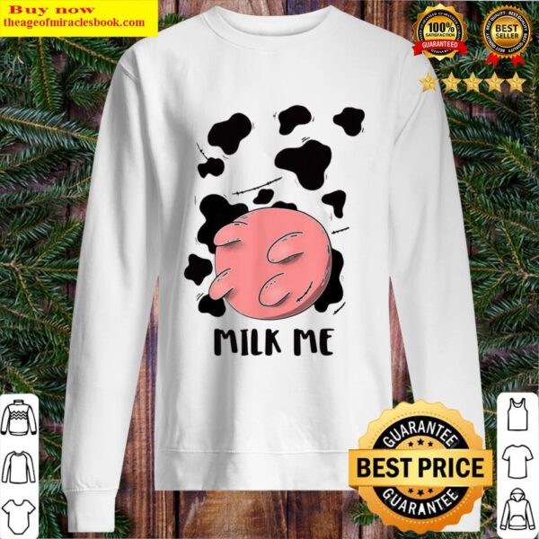 Milk Me Scary Cow Zombie Halloween Costume Sweater