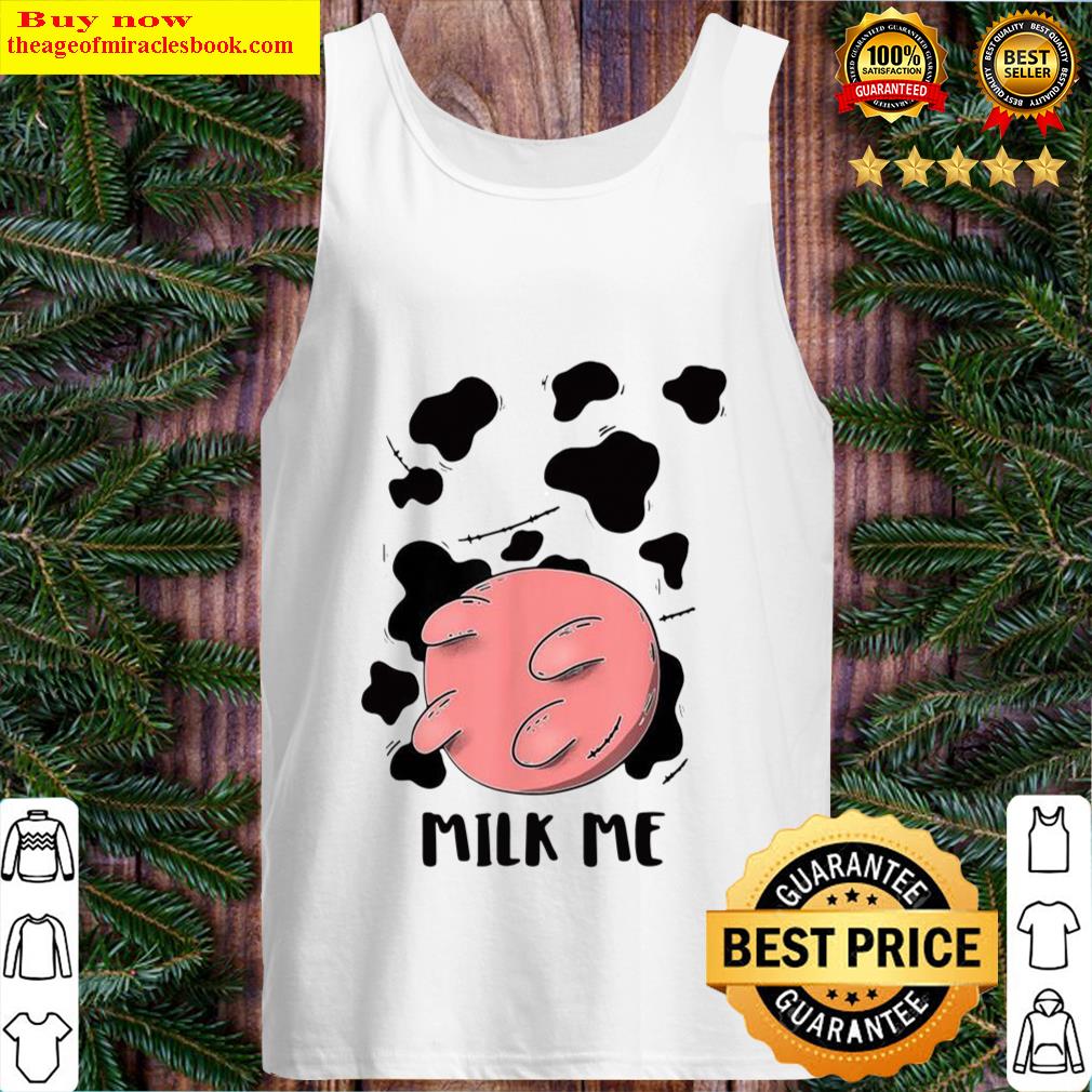 Milk Me Scary Cow Zombie Halloween Costume Tank Top