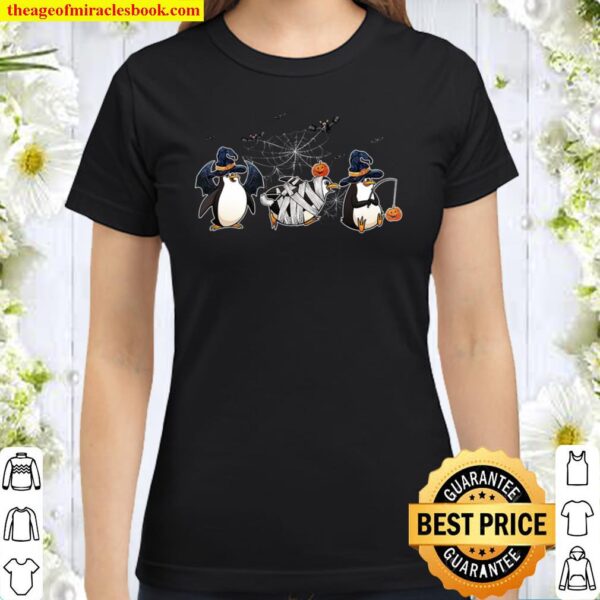 Penguins Halloween Classic Women T Shirt