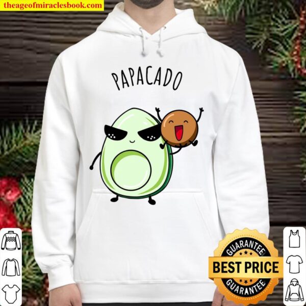 Pregnancy Announcement to Husband Avocado Dad Hoodie