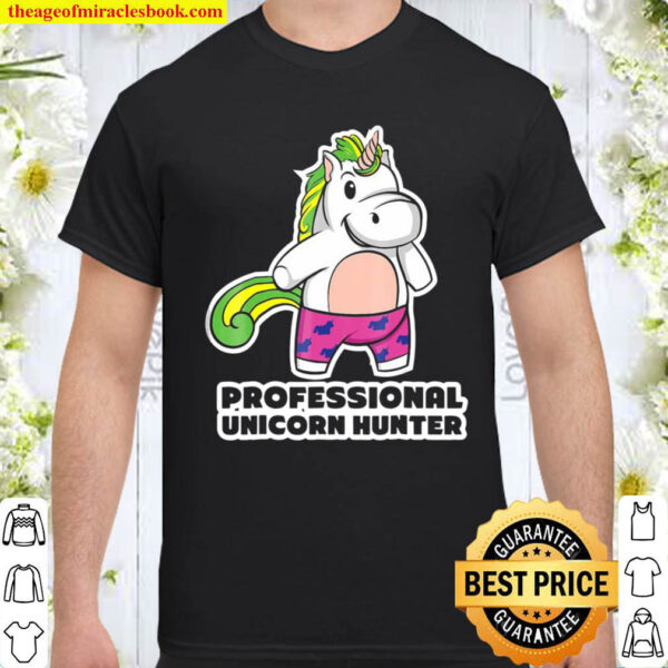 Professional Unicorn Hunter Cute Unicorn Shirt