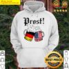 Prost Beer German American Flag Oktoberfest Men Mug Hoodie