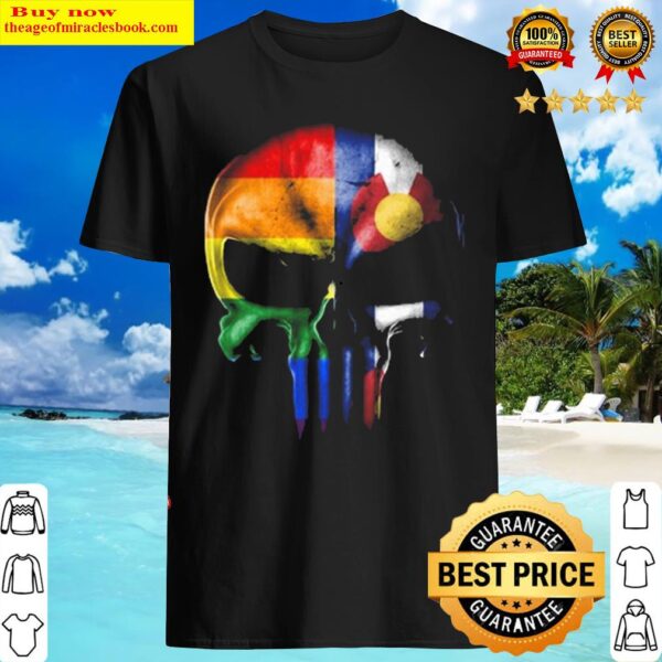 Punisher skull LGBT colorado Shirt