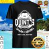 Quints Shark Fishing Amity Island Retro Design Shirt