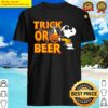 Snoopy Trick Or Beer Halloween Shirt