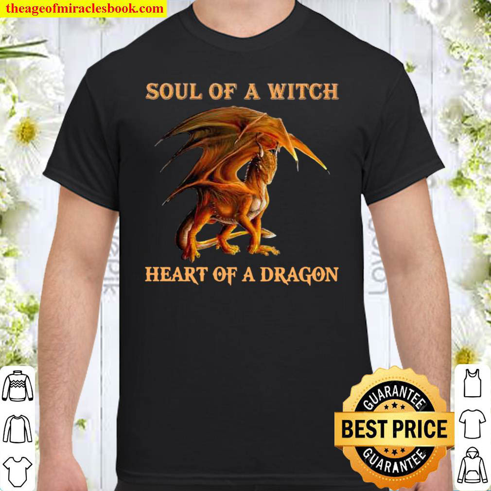 [Best Sellers] – Soul of a Witch heart of a Dragon shirt