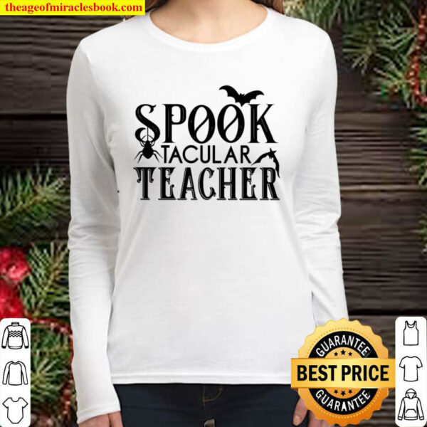 Spooktacular Teacher Women Long Sleeved